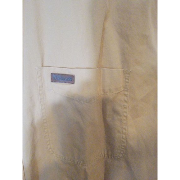 Carhartt Button Down Short Sleeve‎ Tan Work Shirt - Picture 4 of 7